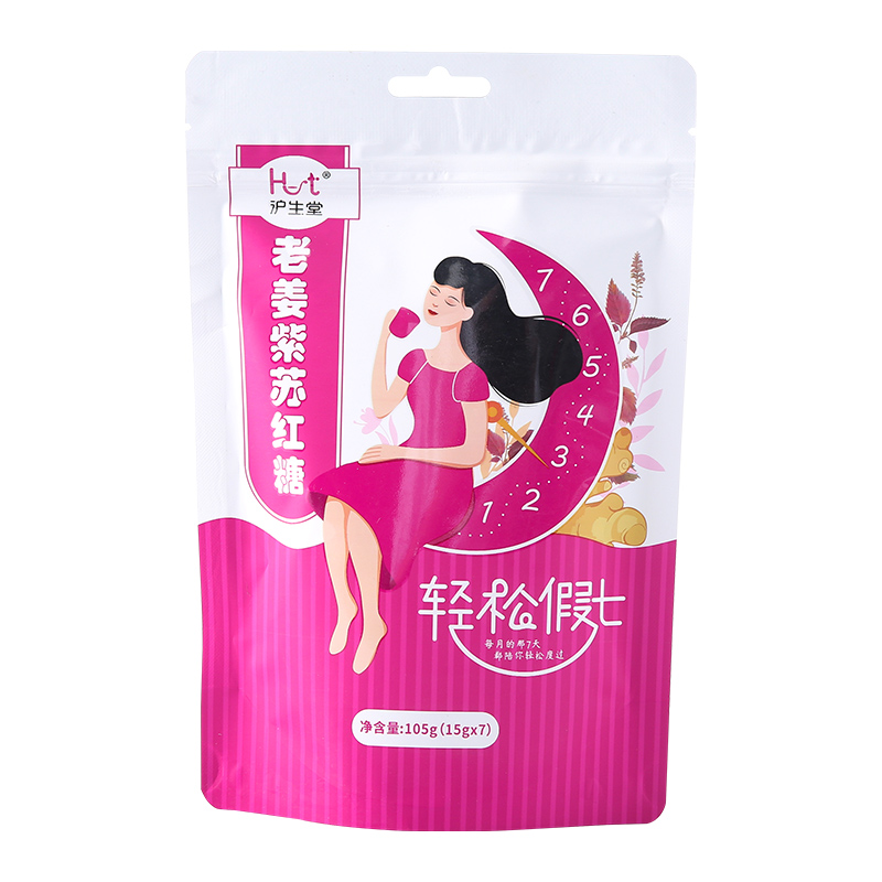 轻松假七-老姜紫苏红糖(独立袋)(105克)